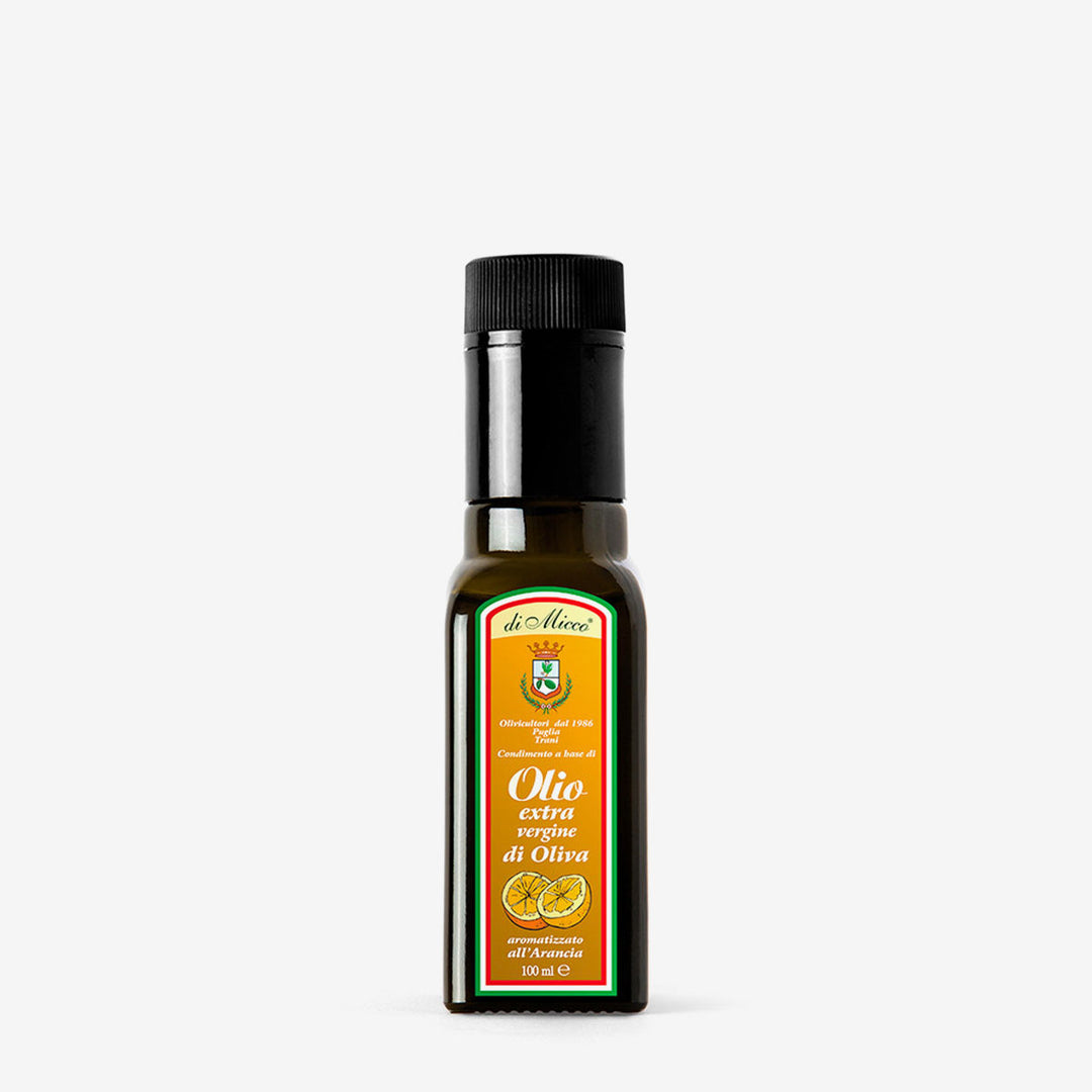 Olio aromatizzato all'Arancia bottiglia da 100 ml