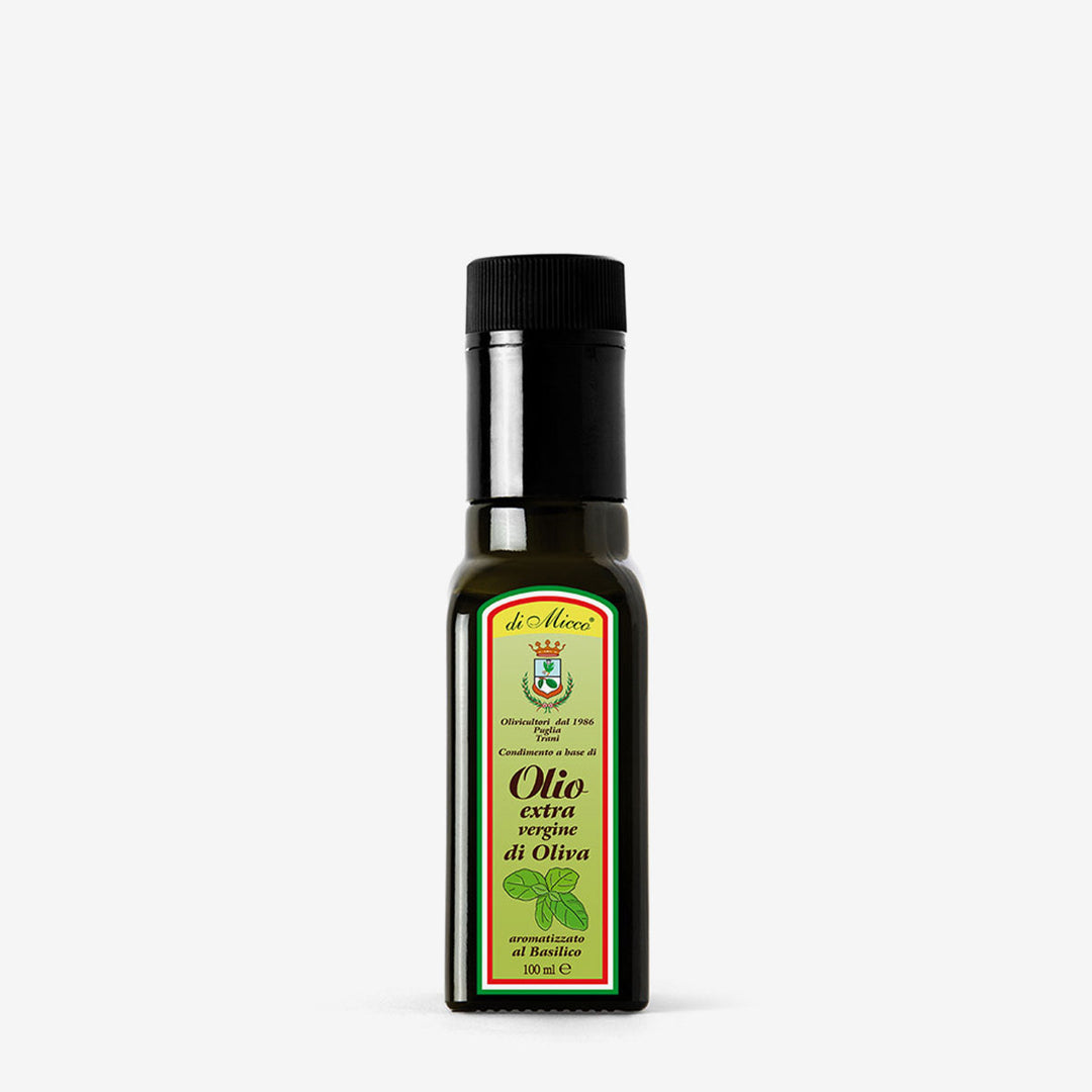 Basil flavoured oil 100ml bottle