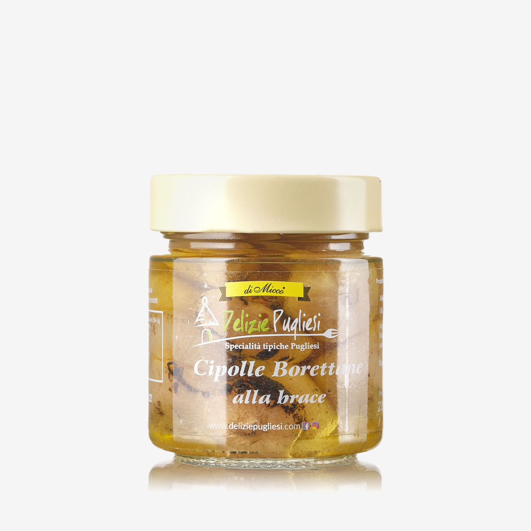 Cipolle Borrettane alla Brace sott'olio 240 gr