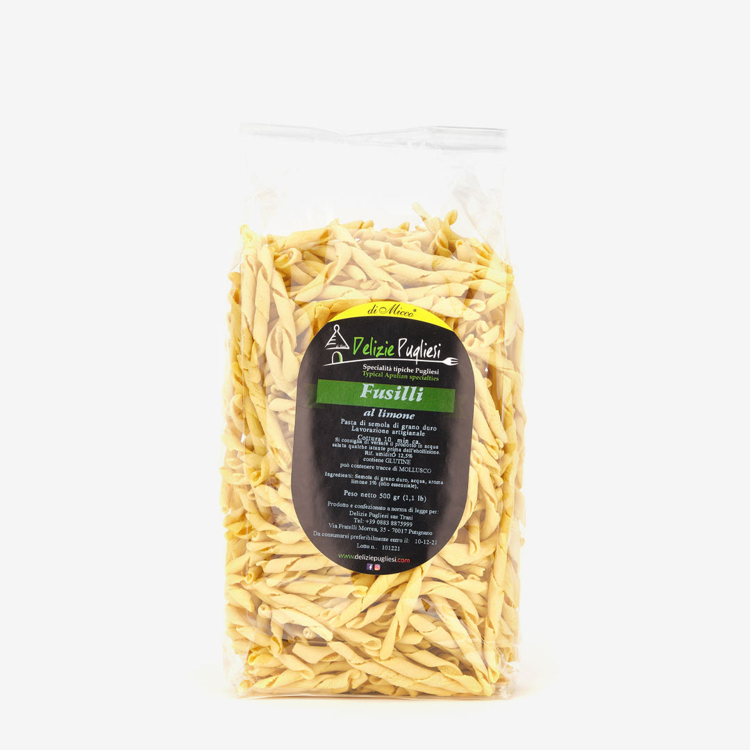 Strozzapreti al limone 500 gr
