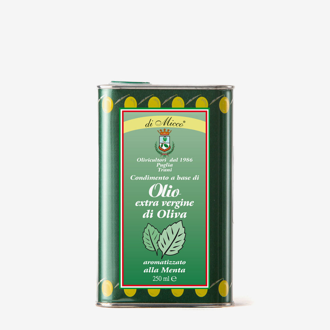 Olio aromatizzato alla Menta latta da 500 ml