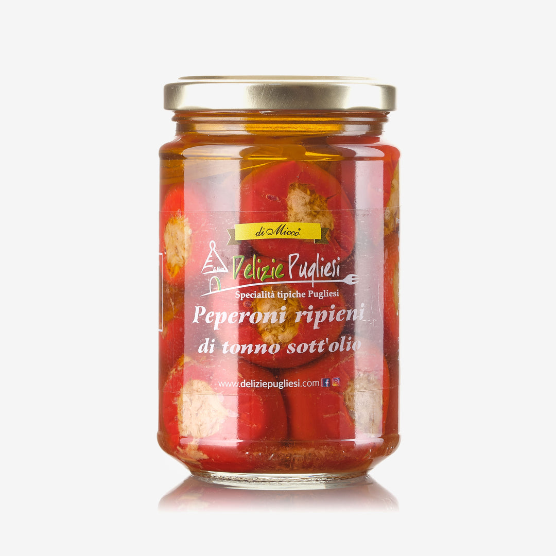 Peperoni piccanti ripieni di tonno