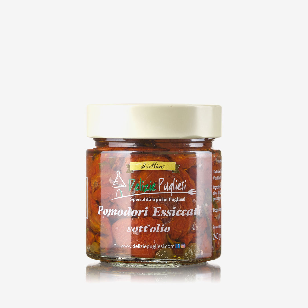 Pomodori secchi sott'olio extravergine d'oliva 280gr