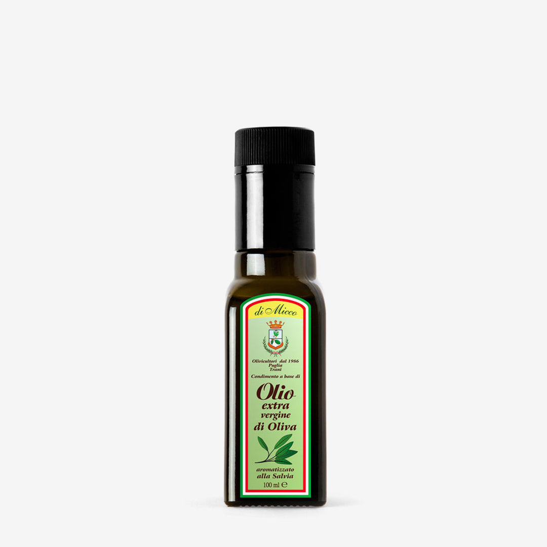 Olio aromatizzato alla Salvia bottiglia da 100 ml