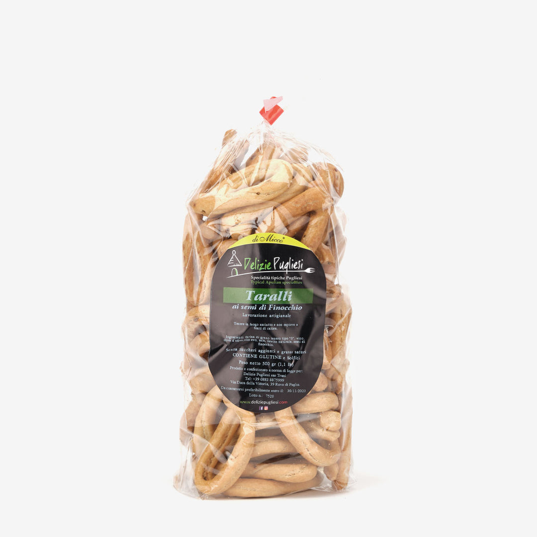 Taralli con semi di finocchio
