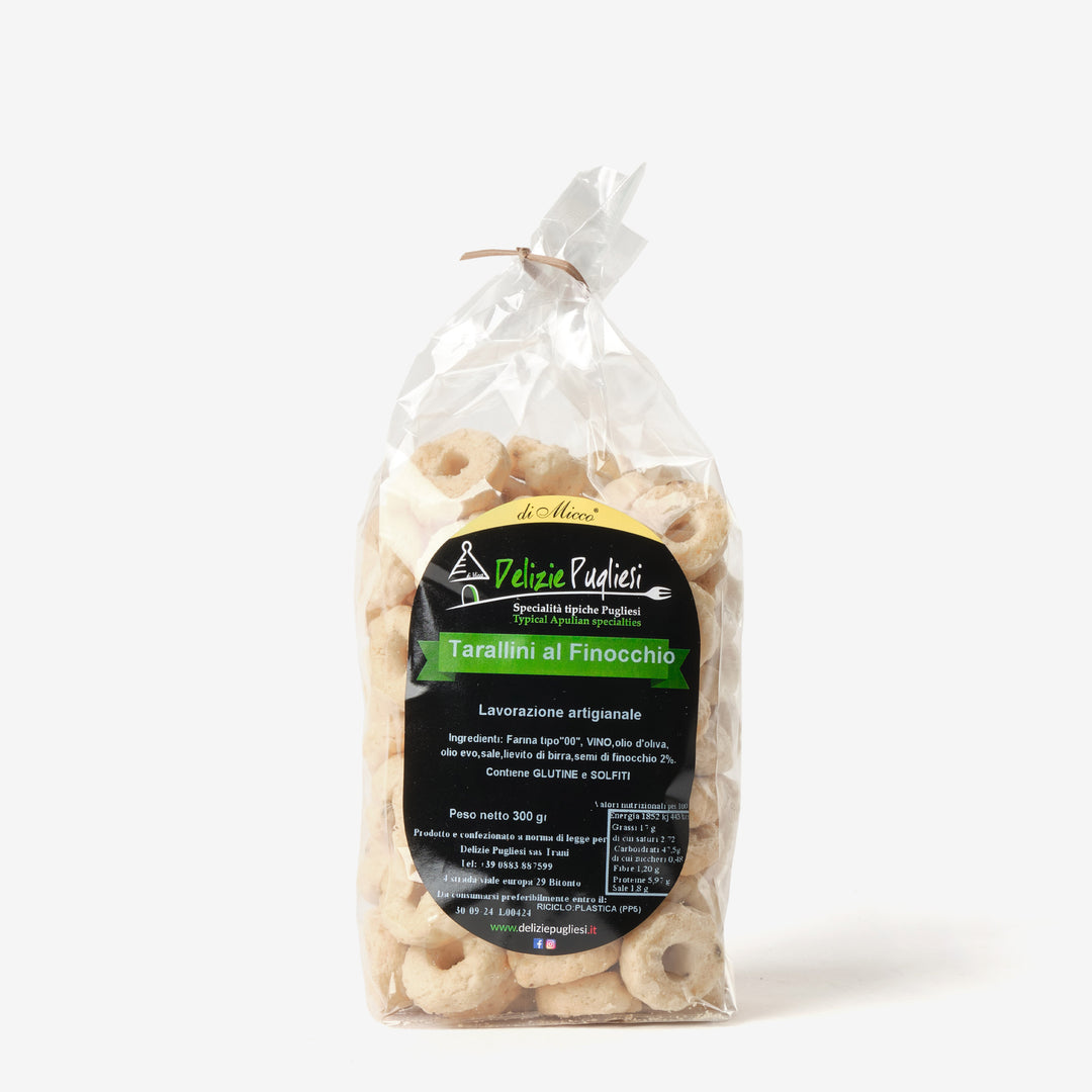 Tarallini semi di finocchio 300gr
