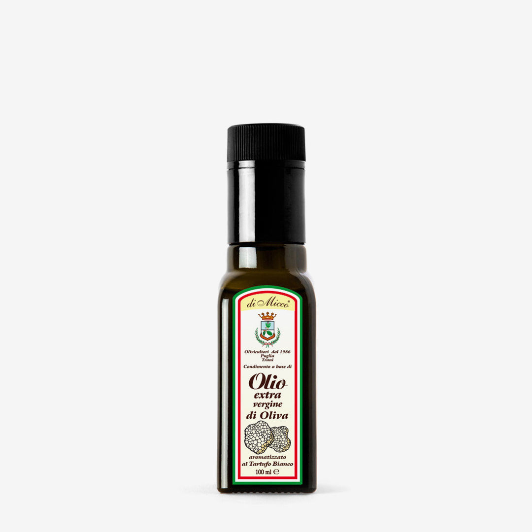 Olio aromatizzato al Tartufo Bianco bottiglia da 100 ml