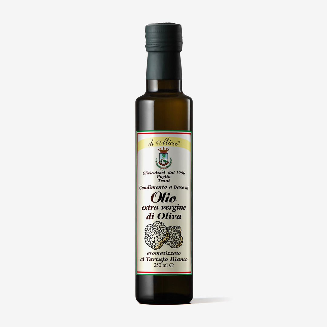 Olio aromatizzato al Tartufo Bianco bottiglia da 250 ml