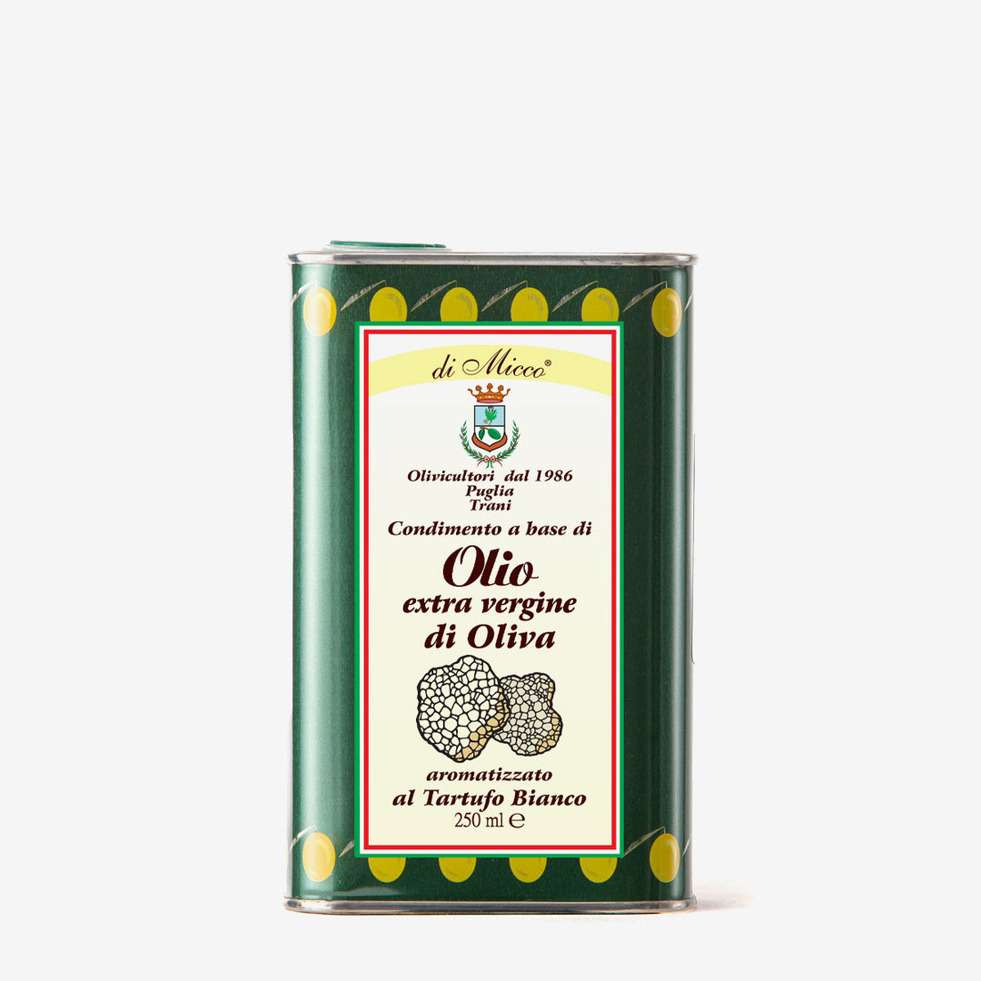 Olio aromatizzato al Tartufo Bianco latta da 500 ml