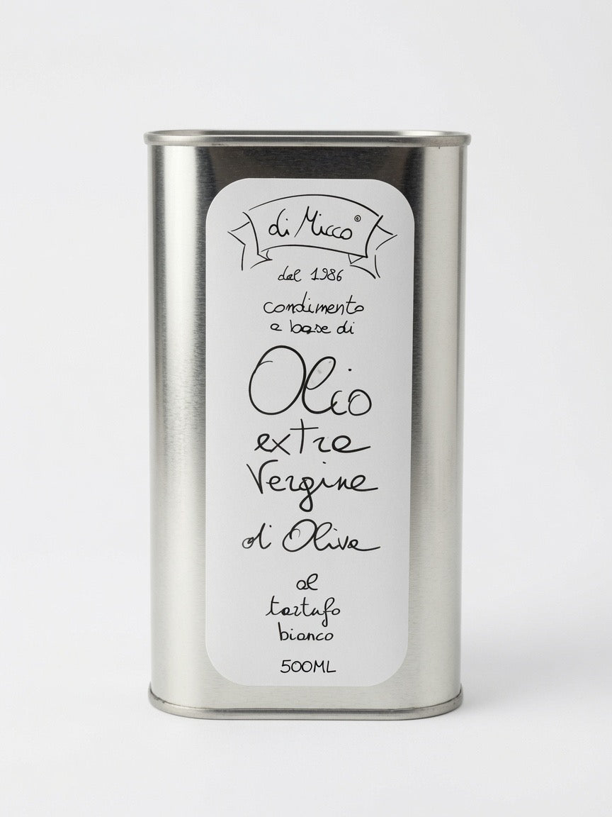 Olio aromatizzato al Tartufo Bianco latta da 500 ml