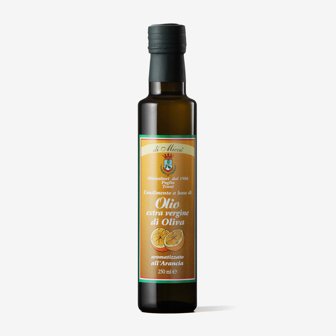 Olio aromatizzato all'Arancia bottiglia da 250 ml