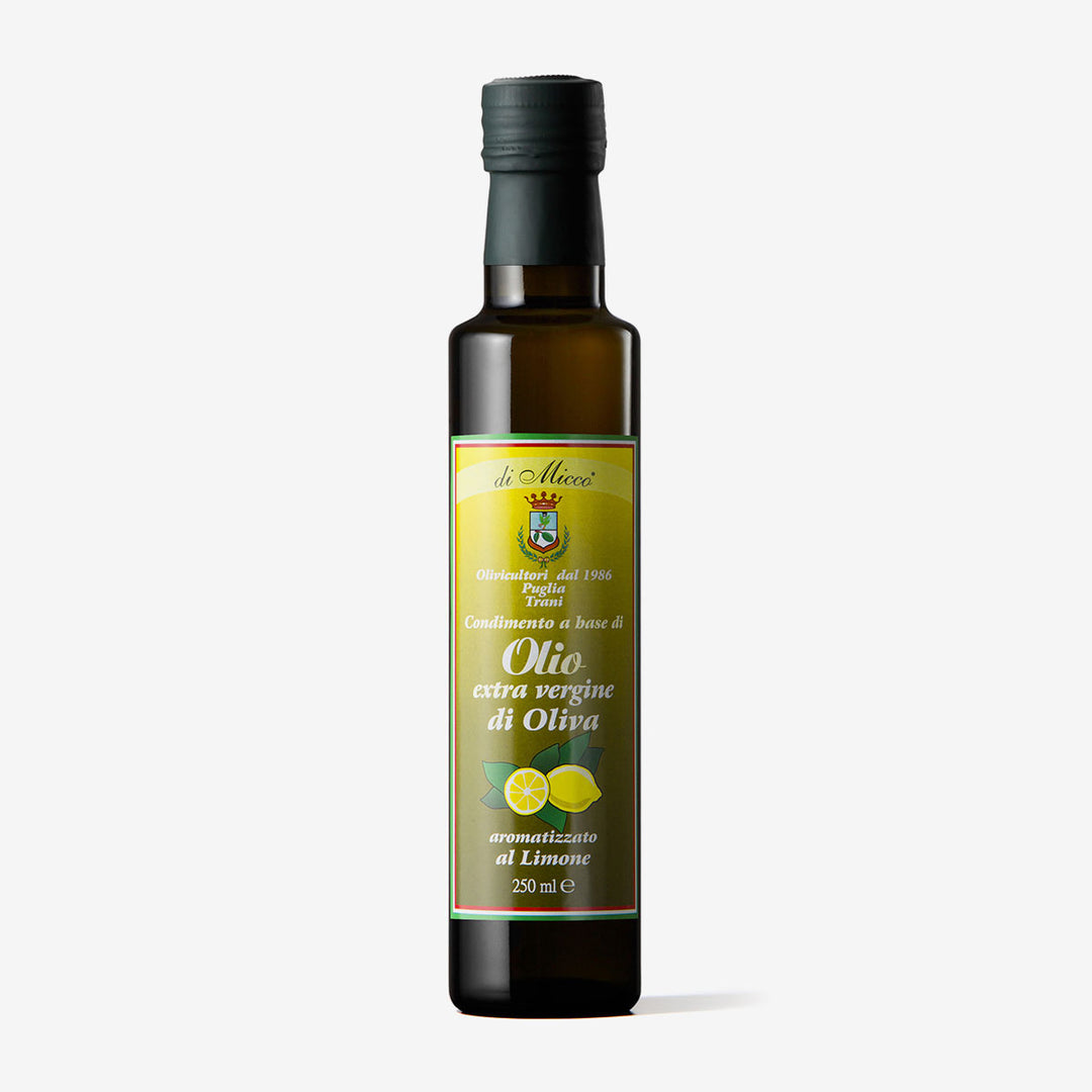 Olio aromatizzato al Limone bottiglia da 250 ml