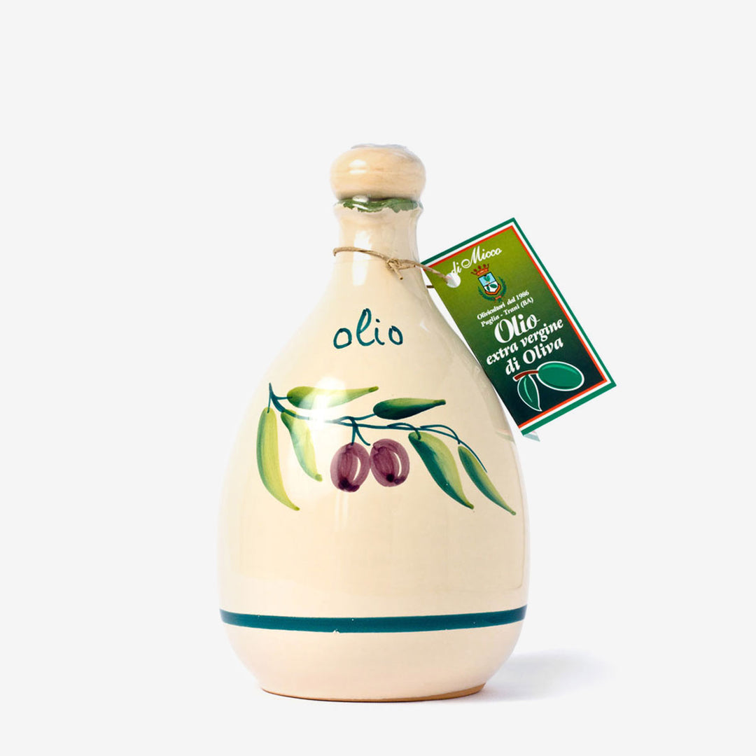 Orcetta in ceramica da 250 ml con Olio Extra Vergine di Oliva