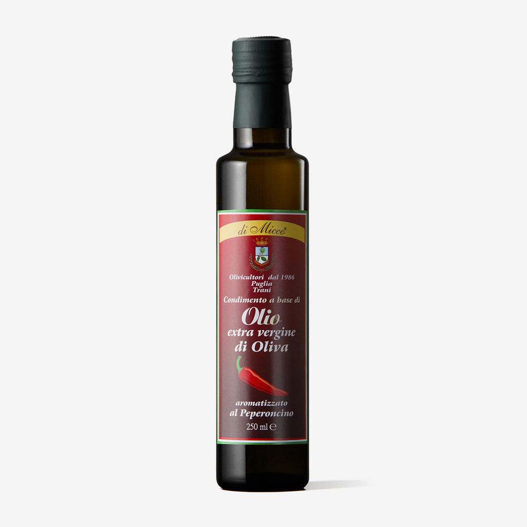 Olio aromatizzato al Peperoncino bottiglia da 250 ml